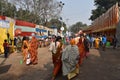 Pilgrims At Transit Camp On The Way to Gangasagar,in Kolkata.