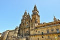 The cathedral of santiago de compostela Royalty Free Stock Photo