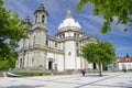 Pilgrims visit the Sanctuary of Our Lady of Sameiro in Braga on 23 April, Portugal
