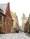 Pilies street in Vilnius. Lithuania Royalty Free Stock Photo