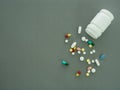 pill background Royalty Free Stock Photo