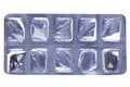 Pill blister Royalty Free Stock Photo