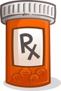 Pill Bottle Illustration