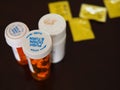 Pill Bottles of Prescription Drugs Royalty Free Stock Photo