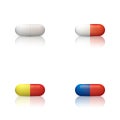 Pill capsules set