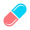 Pii capsule vector icon Royalty Free Stock Photo