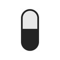 Pill and tablet icon vector, drugs solid logo illustration, pictogram isolated on white