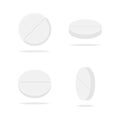 Pill Vector Set Collection, Tablet Icon Illustration Images Royalty Free Stock Photo