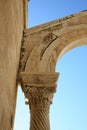 Pillar on Basilica of the Transfiguration, Mount Tabor Royalty Free Stock Photo