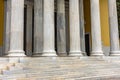 Pillar detail in Neoclassical building Royalty Free Stock Photo