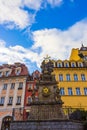 Pillar of the Holy Trinity, Karlovy Vary - Czech Republic Royalty Free Stock Photo