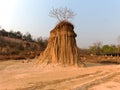 The pillar of the soil is called `Sao Din Na Noi`