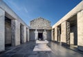 The pillared courtyard at the Mausoleum of Njegos,Lovcen Mountain National Park,Montenegro