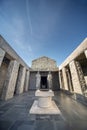 The pillared courtyard at the Mausoleum of Njegos,Lovcen Mountain National Park,Montenegro