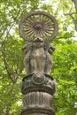 Pillars of Ashoka in Wat Umong, Chiangmai Thailand