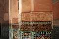 Pillars at Ben Youssef Madrasa