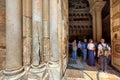 Pillars at the entrance to Church of the Holy Sepulchre.