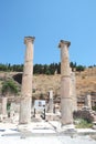 Pillars at Ephesus, Izmir, Turkey, Middle East Royalty Free Stock Photo