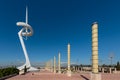 Olympic city, the communication tower Calatrava in Barcelona