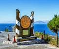 The Pillars of Hercules Monument in Gibraltar, a British Overseas Territory