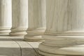 Pillars at the Jefferson Memorial Royalty Free Stock Photo