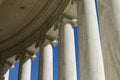 Pillars at the Jefferson Memorial Royalty Free Stock Photo