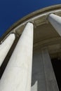 Pillars at the Jefferson Memorial Royalty Free Stock Photo