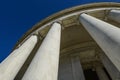 Pillars at the Jefferson Memorial Royalty Free Stock Photo