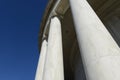 Pillars at the Jefferson Memorial Royalty Free Stock Photo