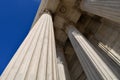 Pillars of Law and Justice Royalty Free Stock Photo