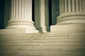 Pillars of Law and Justice Royalty Free Stock Photo