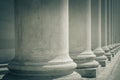 Pillars of Law and Justice Royalty Free Stock Photo