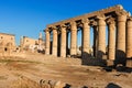 Pillars and obelisk at Luxor Temple in Egypt Royalty Free Stock Photo