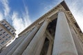 Pillars on the Pantheon building in Rome, Italy Royalty Free Stock Photo
