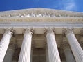 Pillars of the Supreme Court Royalty Free Stock Photo