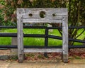 Pillory in Arreton, on the Isle of Wight Royalty Free Stock Photo