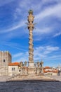 The Pillory placed in the Cathedral Square aka Terreiro da Se Royalty Free Stock Photo