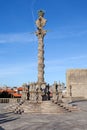 The Pillory placed in the Cathedral Square aka Terreiro da Se Royalty Free Stock Photo