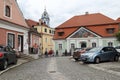 Pillory Square in DuÃÂ³rnstein, Austria Royalty Free Stock Photo