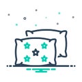 Mix icon for Pillow, cushion and padding