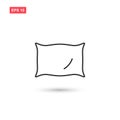 Pillow icon vector design isolated