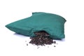 Pillow with organic buckwheat hulls Royalty Free Stock Photo