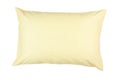 Pillow with yellow pillow case