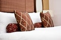 Pillows in Hotel bedroom