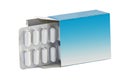 Pills box Royalty Free Stock Photo