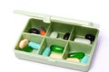 Pills box - Medical prescription Royalty Free Stock Photo