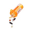 Pills falling out of bottle Royalty Free Stock Photo