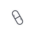 Pills icon vector. pills vector illustration Royalty Free Stock Photo