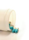 Pills isolated Royalty Free Stock Photo