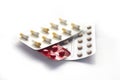 Pills isolated on white Royalty Free Stock Photo